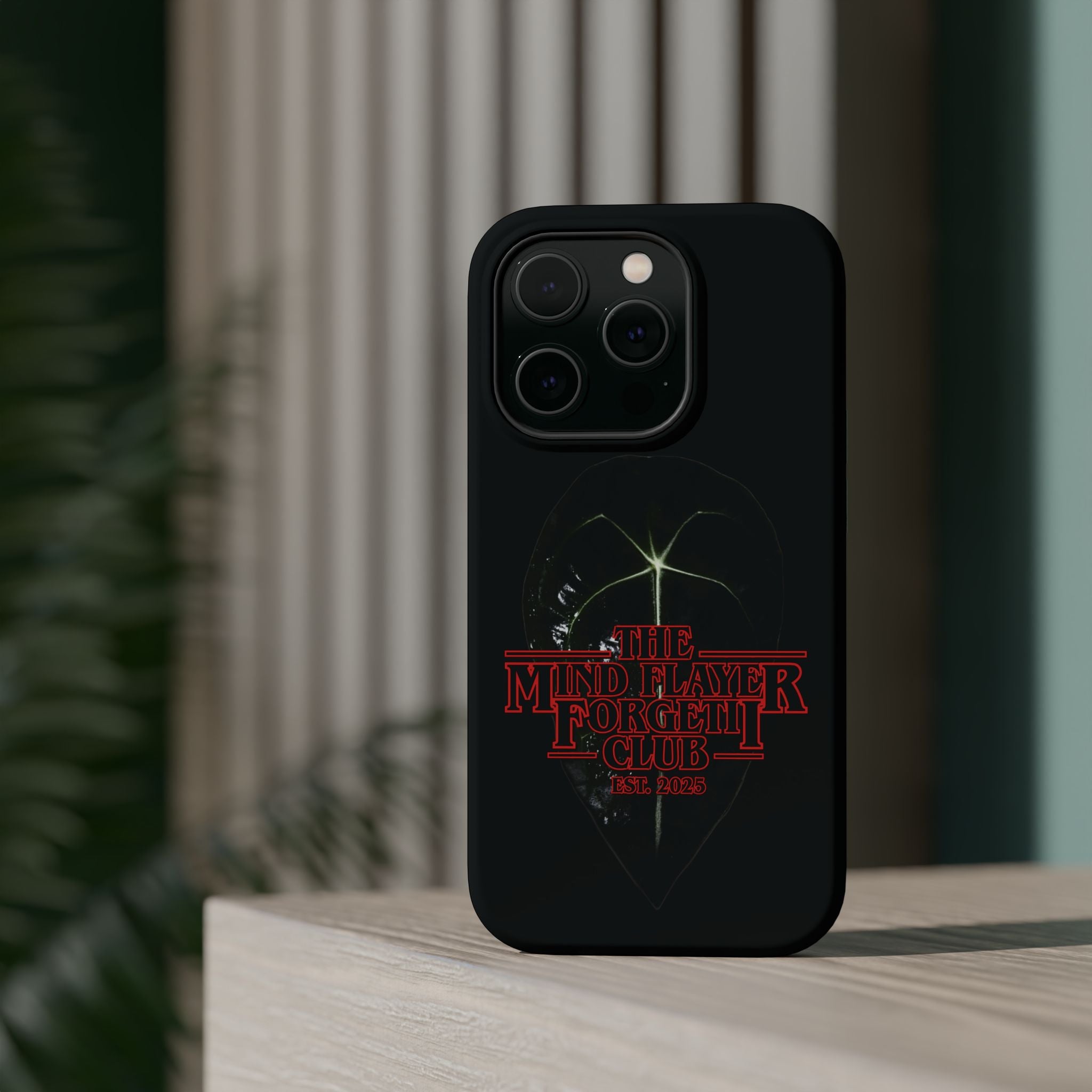 Mind Flayer Forgetii Club - Black Magnetic Impact‑Resistant Case