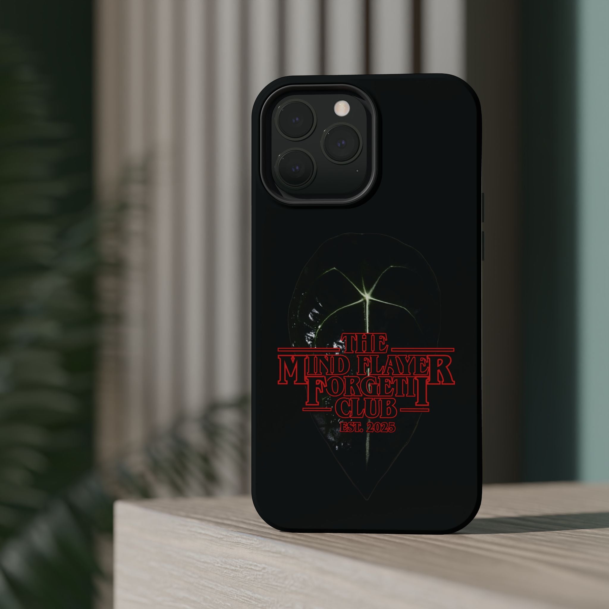 Mind Flayer Forgetii Club - Black Magnetic Impact‑Resistant Case