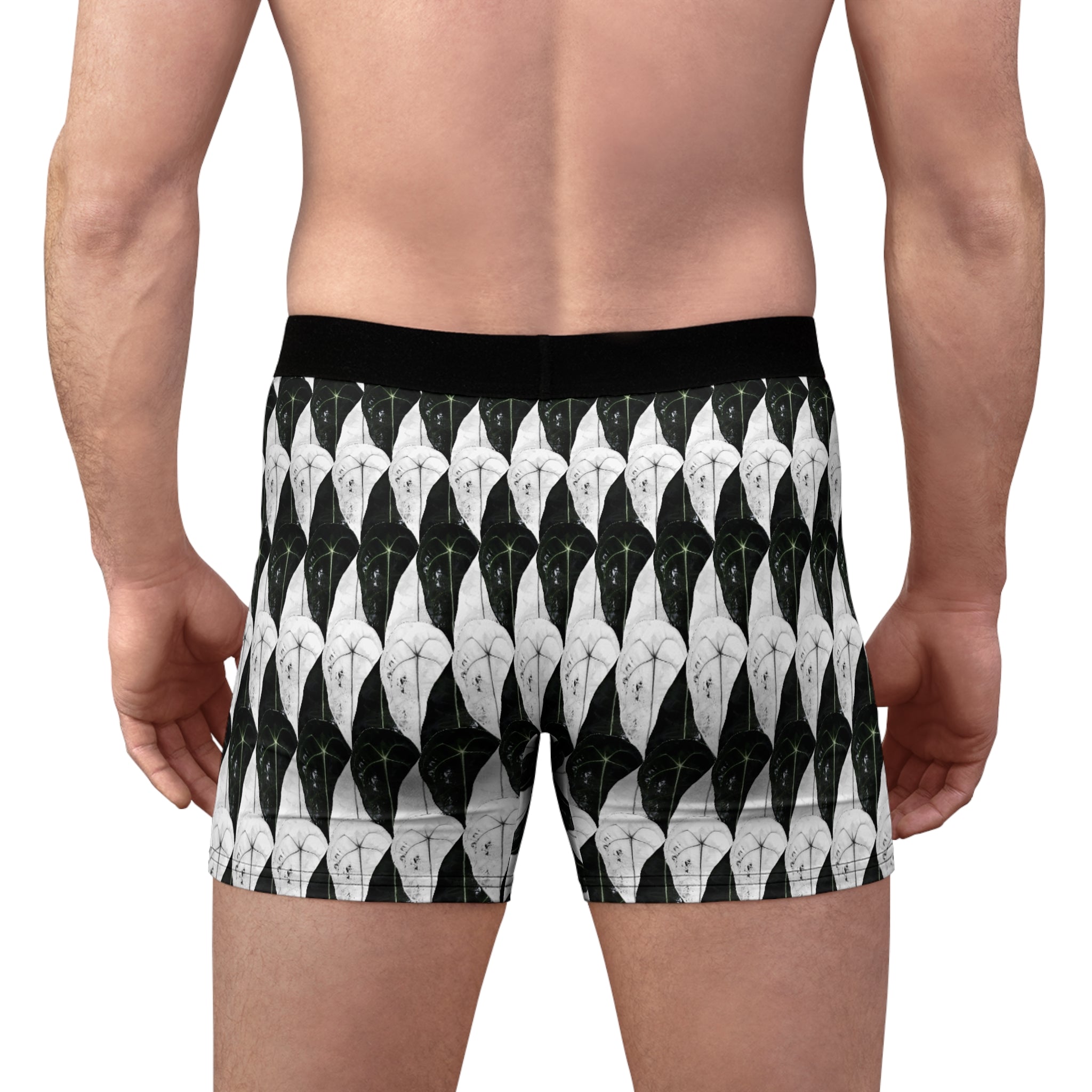 Mind Flayer Forgetii Leaf Black/White Boxer Briefs