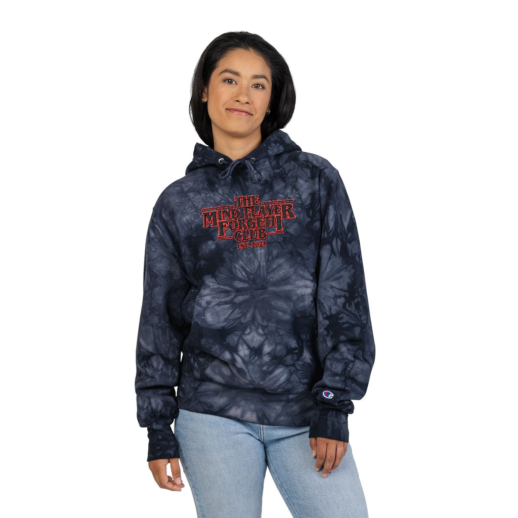 Mind Flayer Forgetii Club Official Embroidered Tie-Dye Champion Hoodie